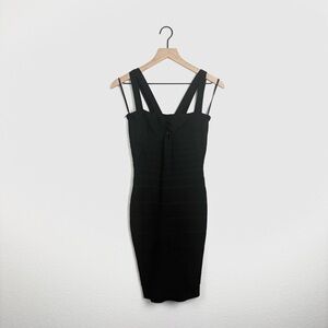 Herve Leger Black Dress